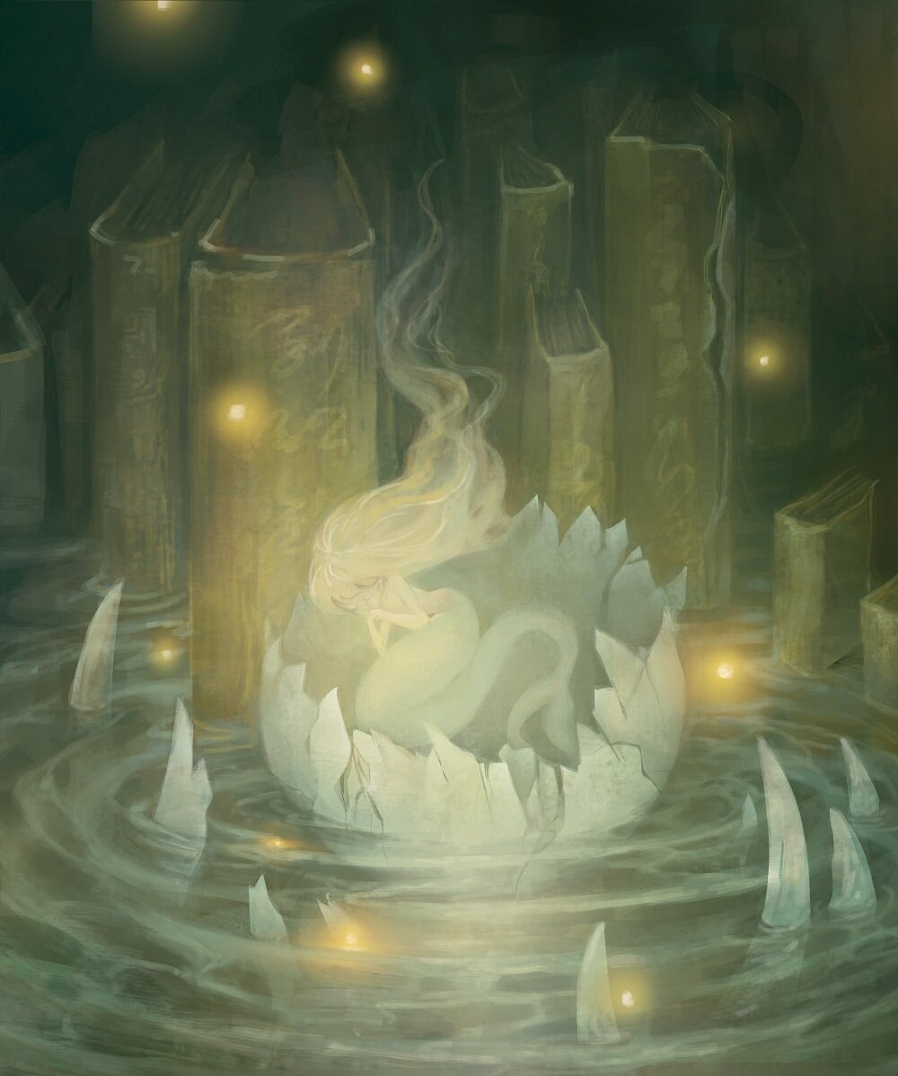 ArtStation Book river birth series