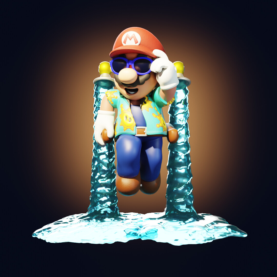 ArtStation Super Mario Sunshine