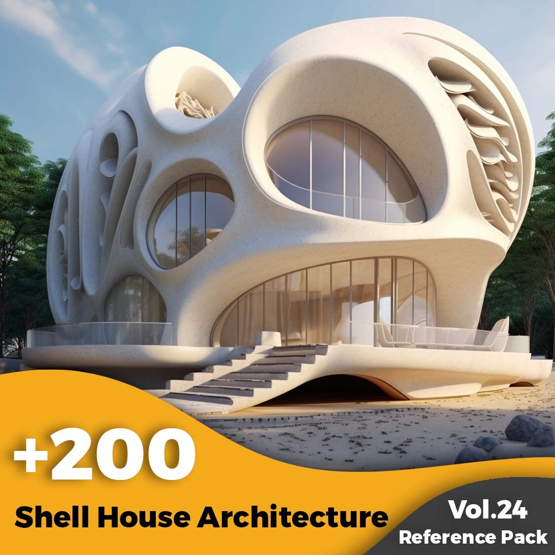 Tika Concept - +200 Shell House Architecture