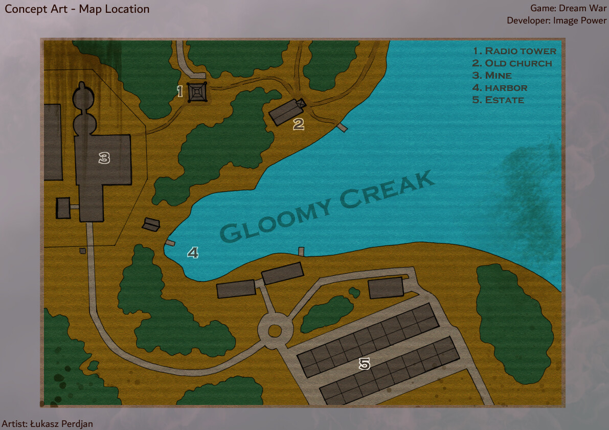 Gloomy Creak Concept Art