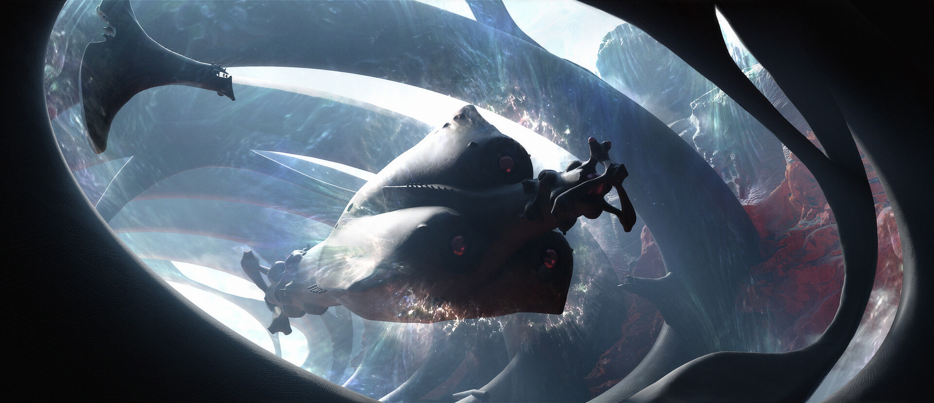 Artstation imagination of the three body problem 09