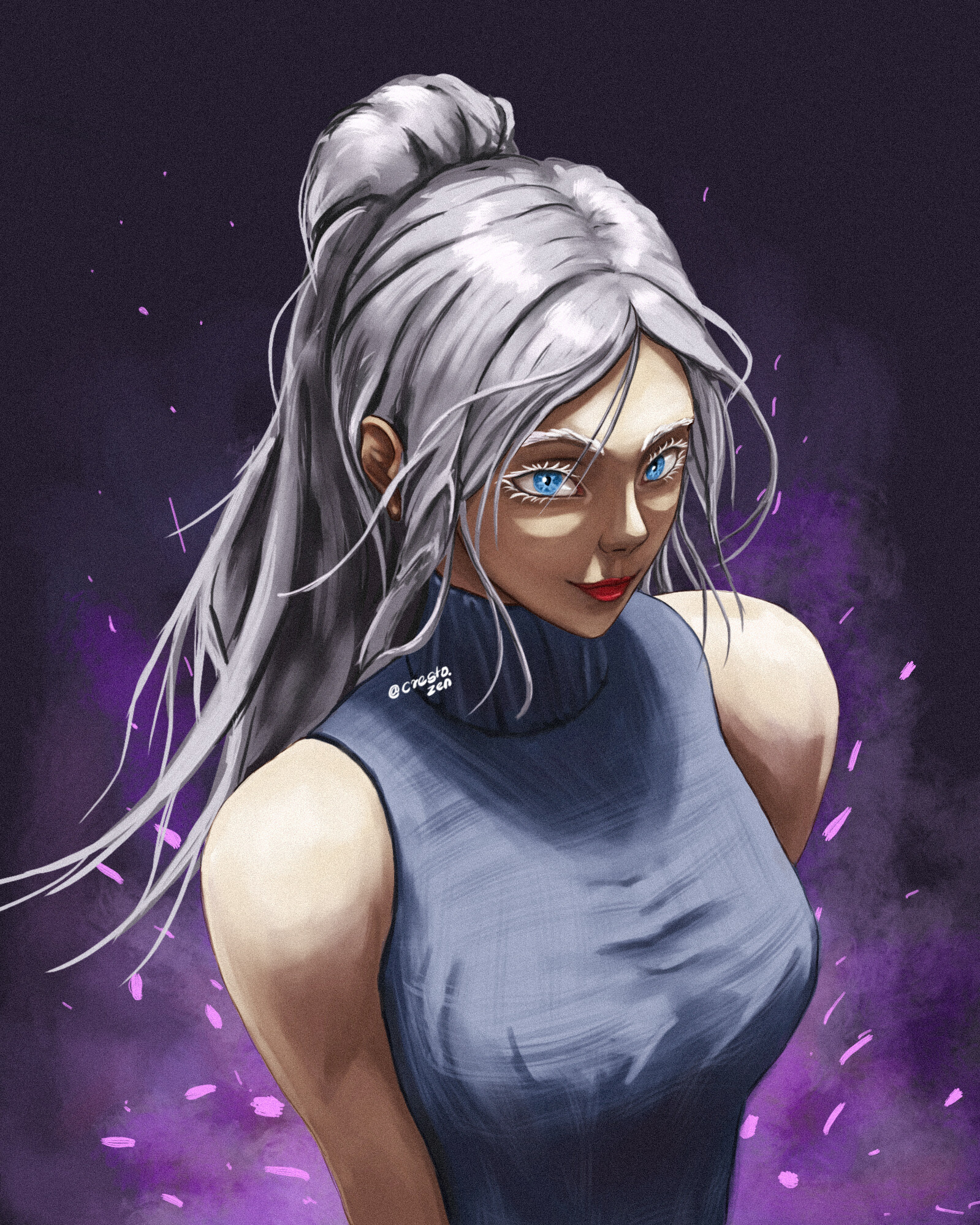 ArtStation - Gojo Satoru (五条悟) | Jujutsu Kaisen Female Version