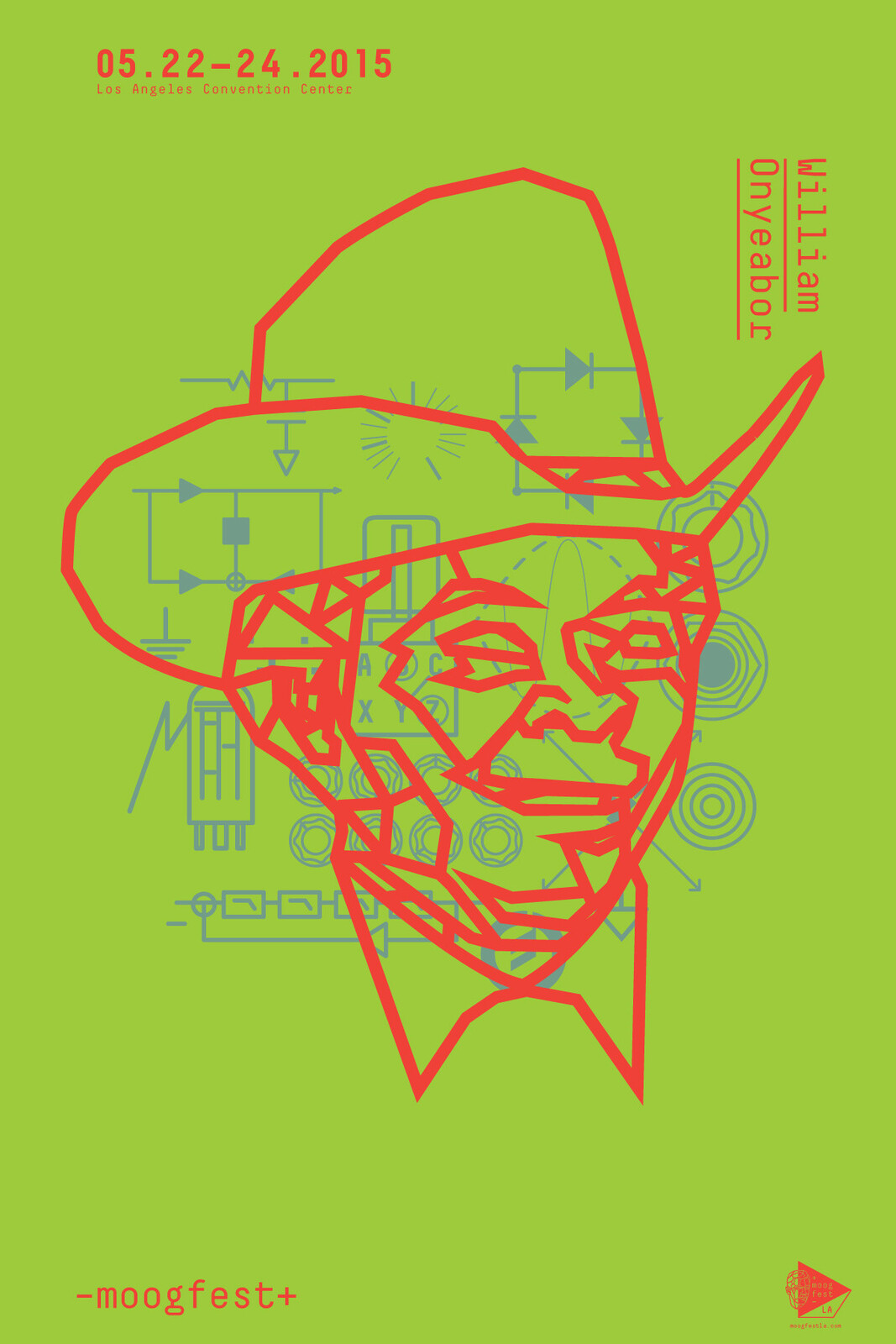 -moogfest+ 2015+ William Onyeabor Poster