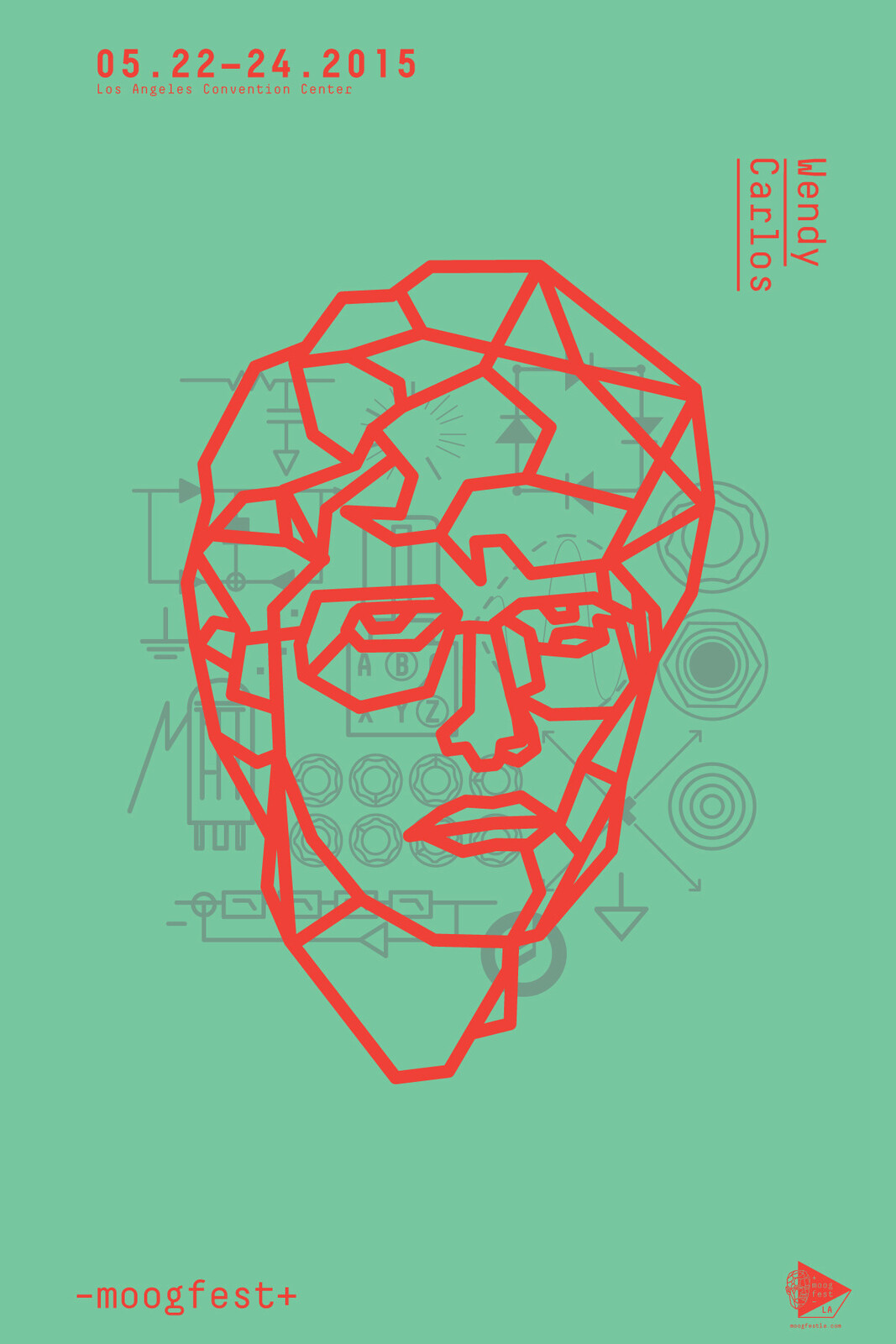 moogfest+ 2015+ Wendy Carlos Poster