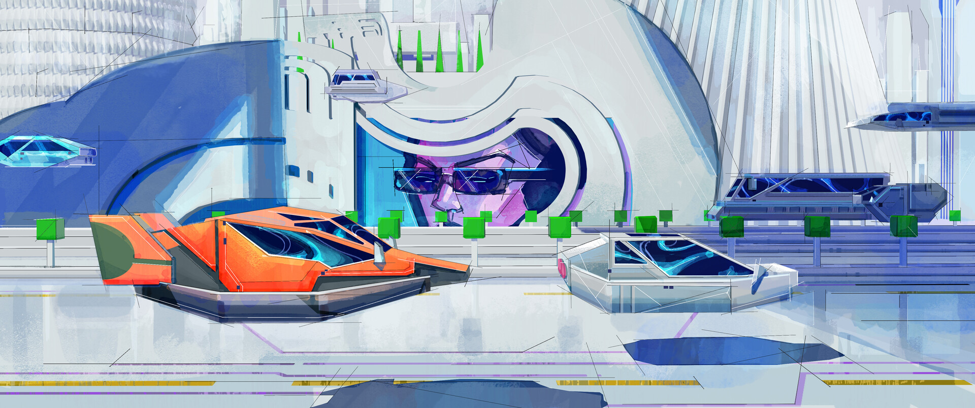 Jaden Wan - Nueva York 2099 FanArt