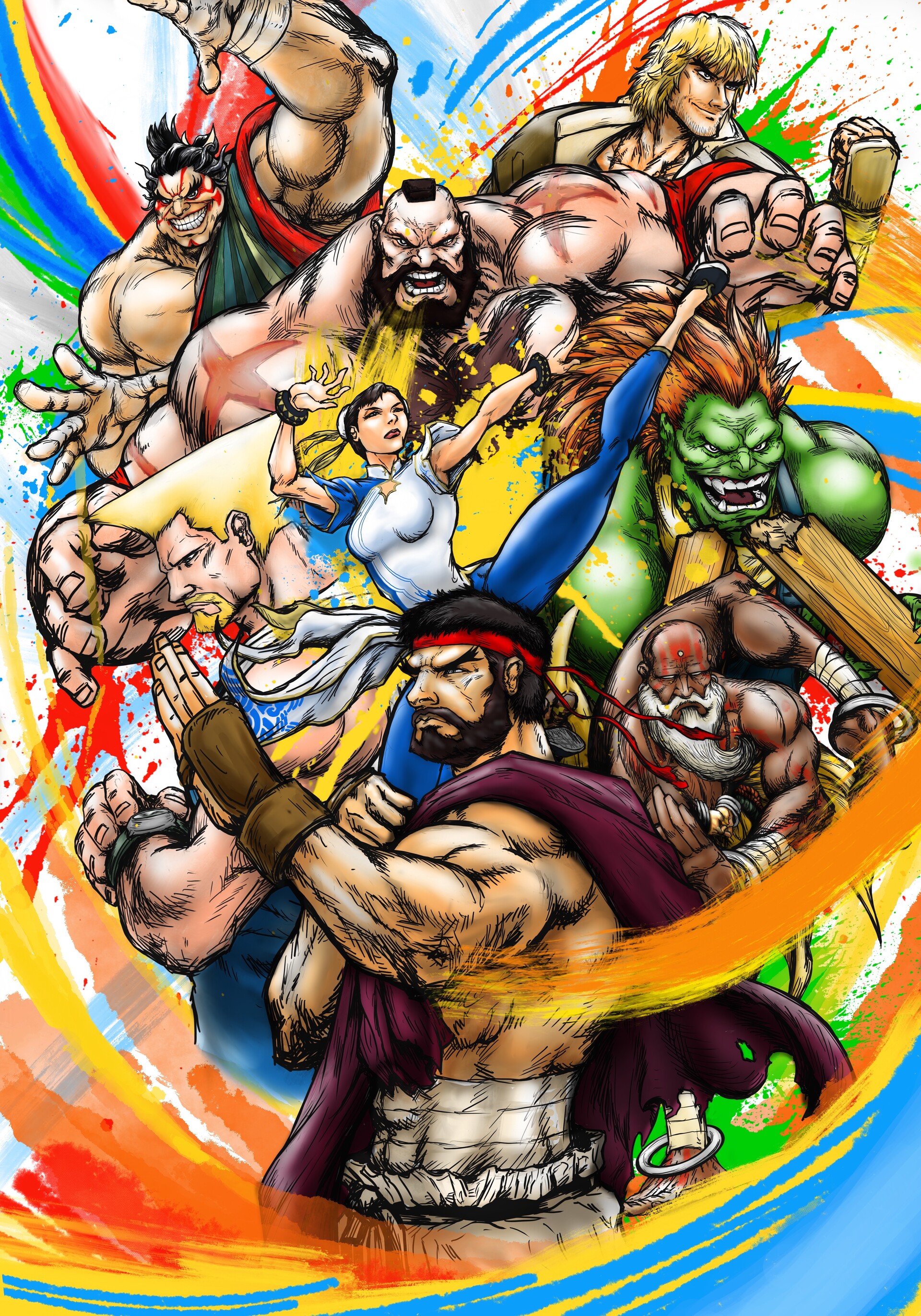 ArtStation - Street Fighter 6 : Akuma