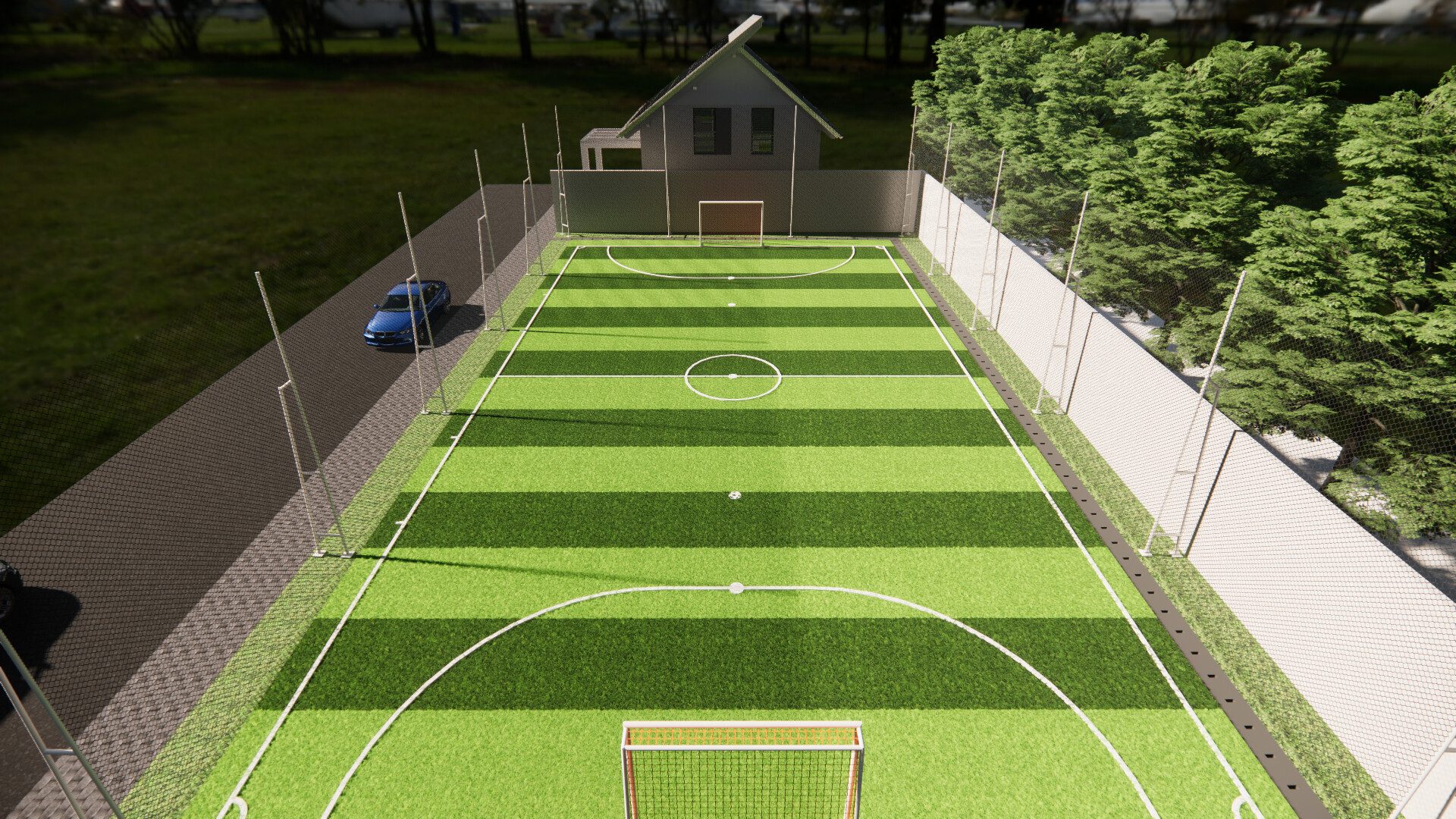 Aris Azhim Futsal Court 3D
