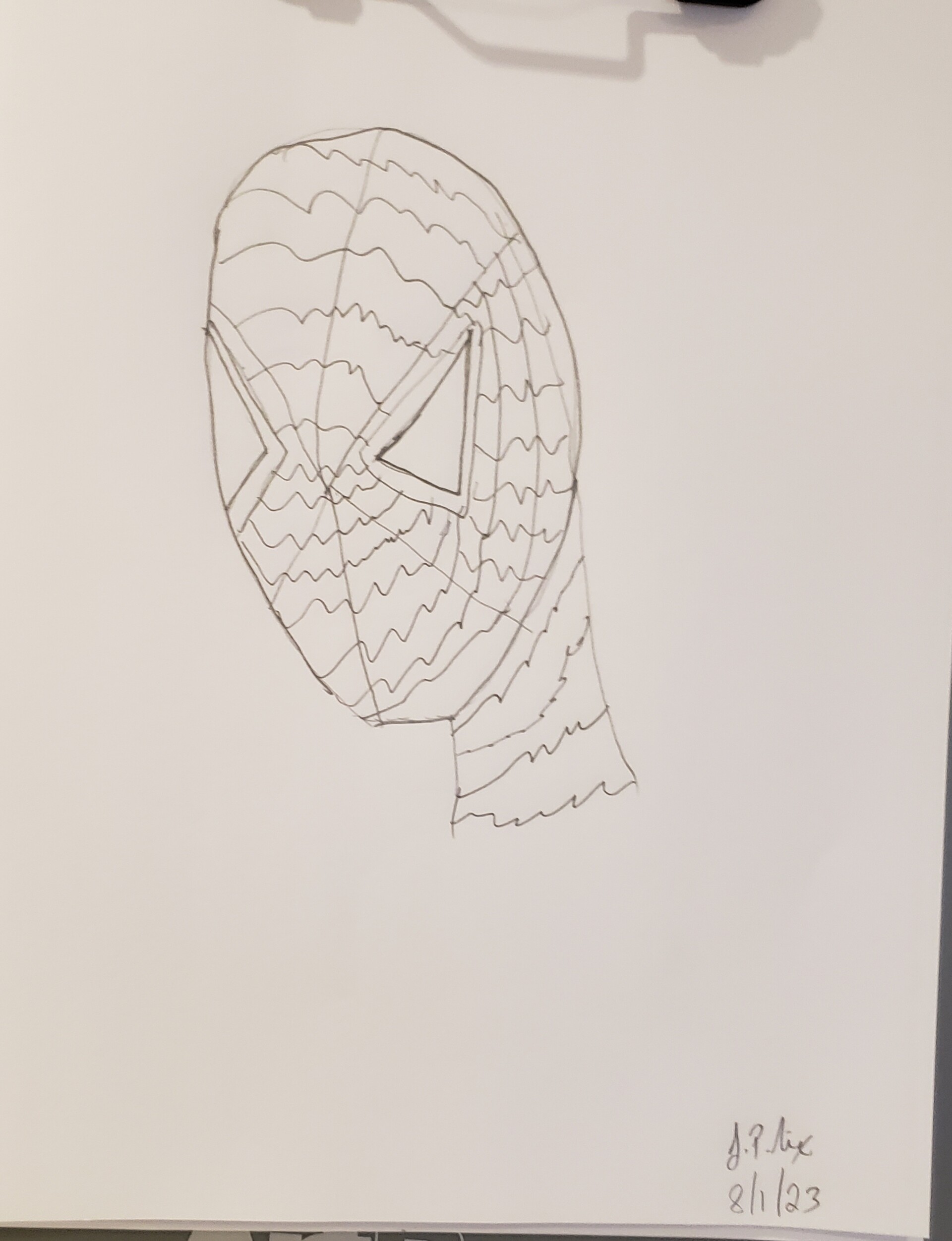 ArtStation - Spider-Man Sketch without color 8/1/23