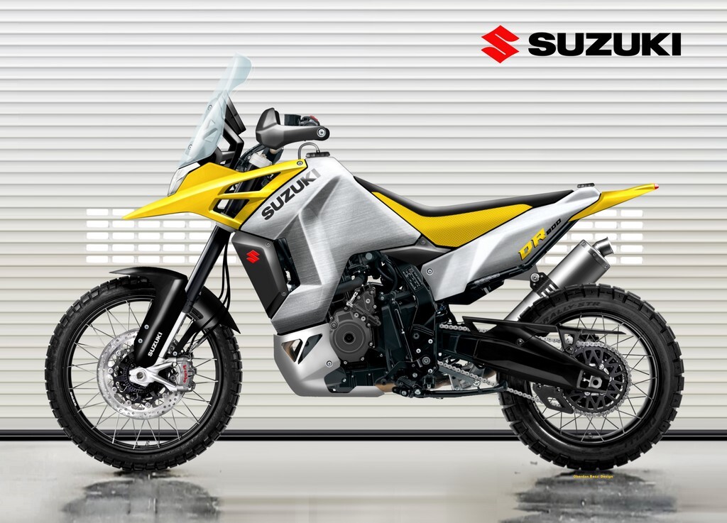 SUZUKI DR 800 TWIN RALLY RACER CONCEPT