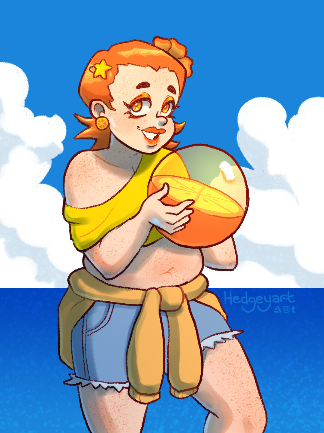 "Beach Time!" Clementine for Piepatch