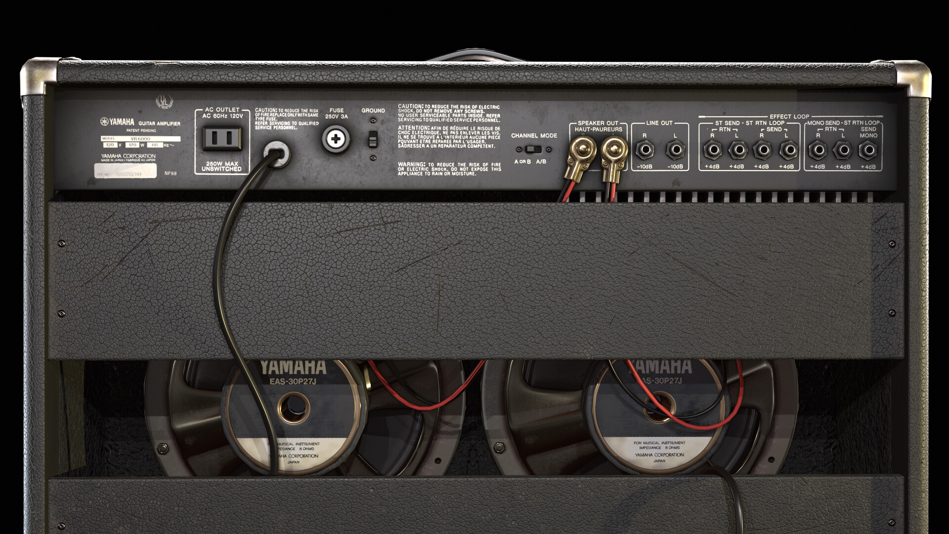 Yamaha VR6000 Stereo Chorus 2X12 Guitar Amp! | Reverb
