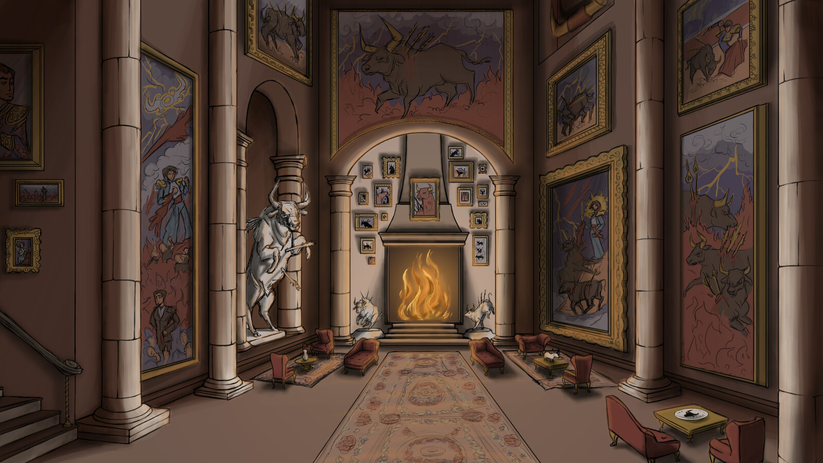Vorpalized Interior - Color