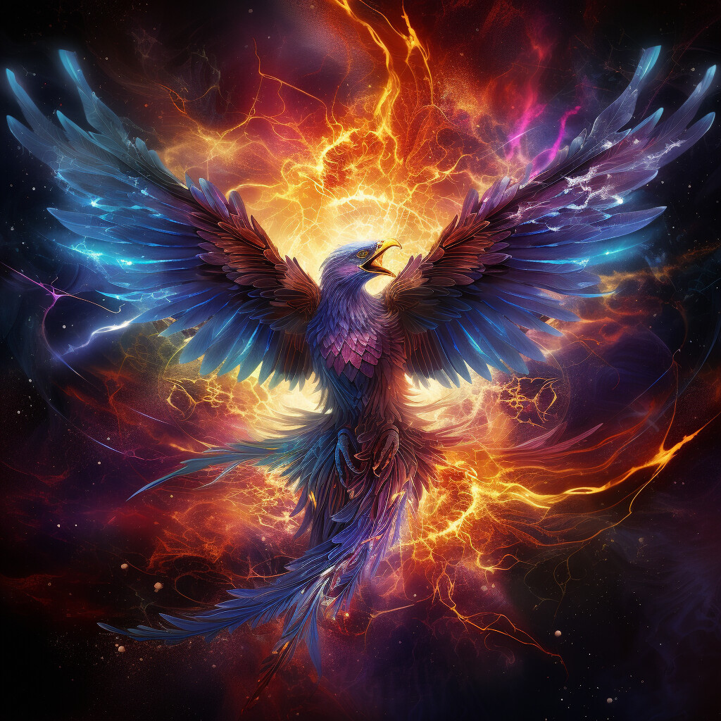 Phoenix Bird Rising Wallpaper