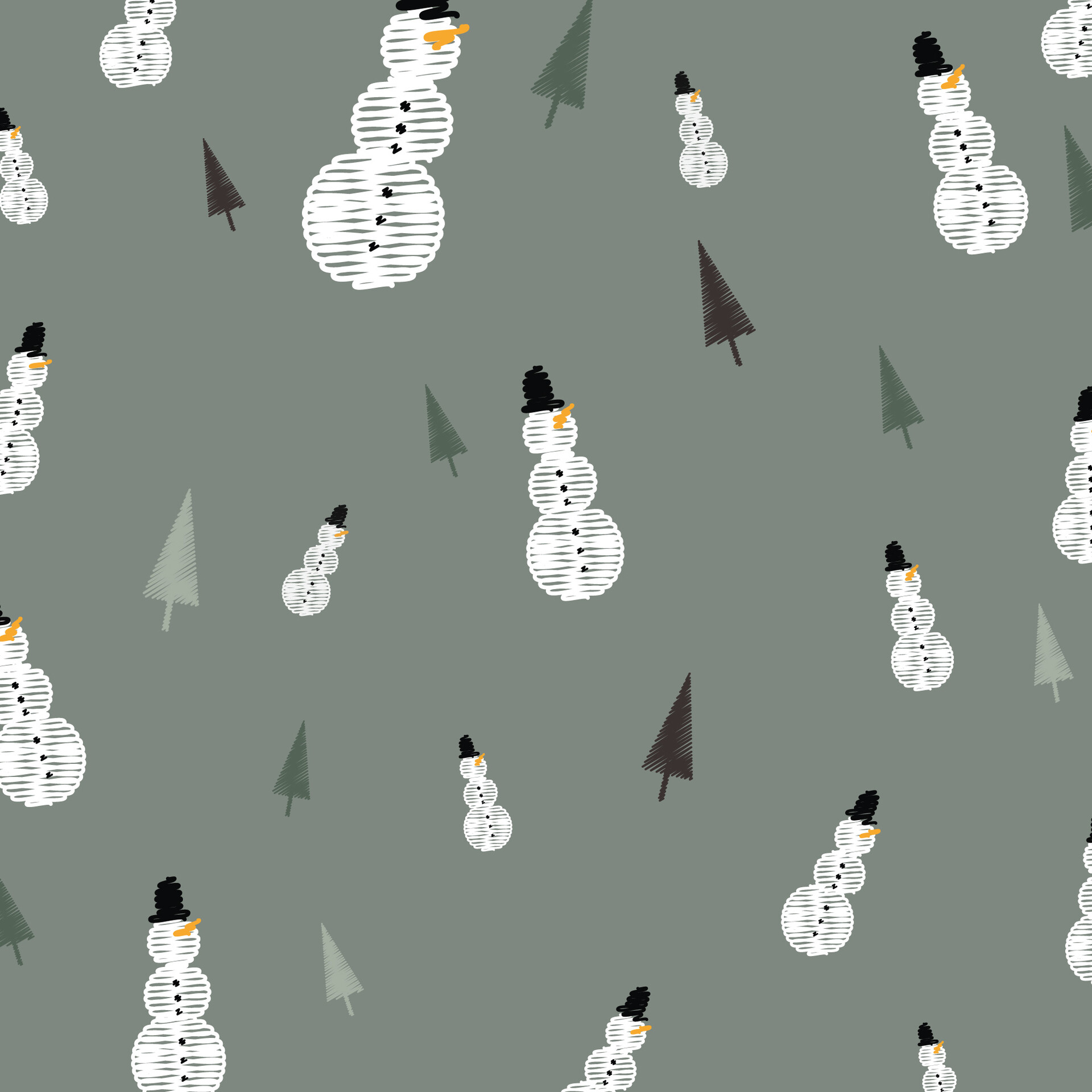 Christmas top pattern wallpaper