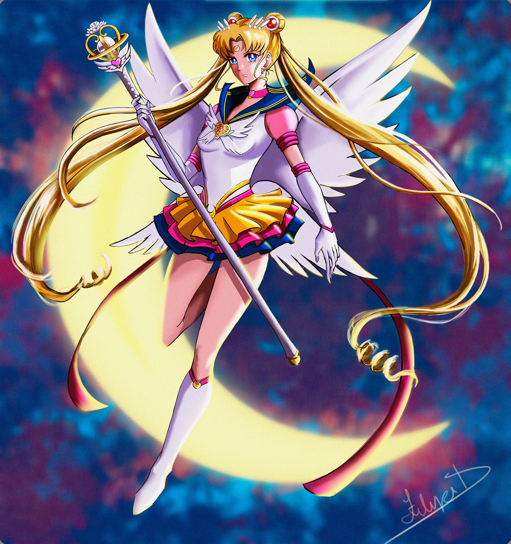 ArtStation - Eternal Sailor moon fanart