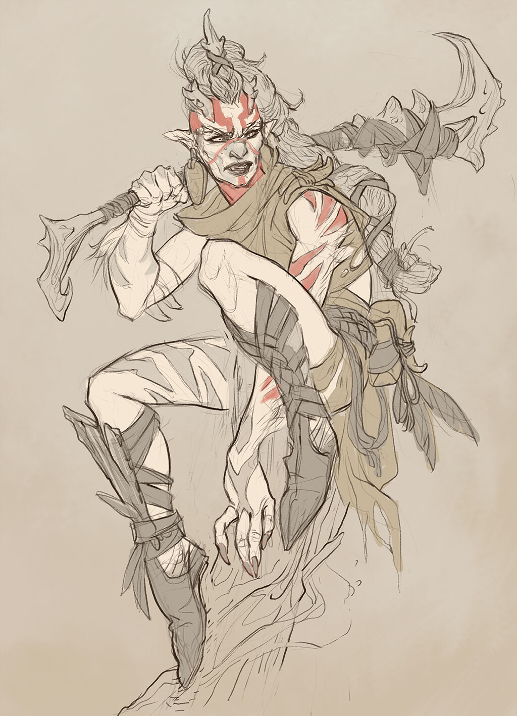 Druid-Circle of the Howling-line art-04
Eva Karpati