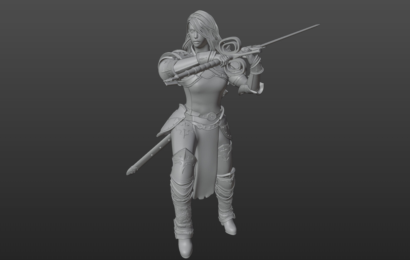 ArtStation - Tallia Raid: Shadow Legends Fanart 3d print model