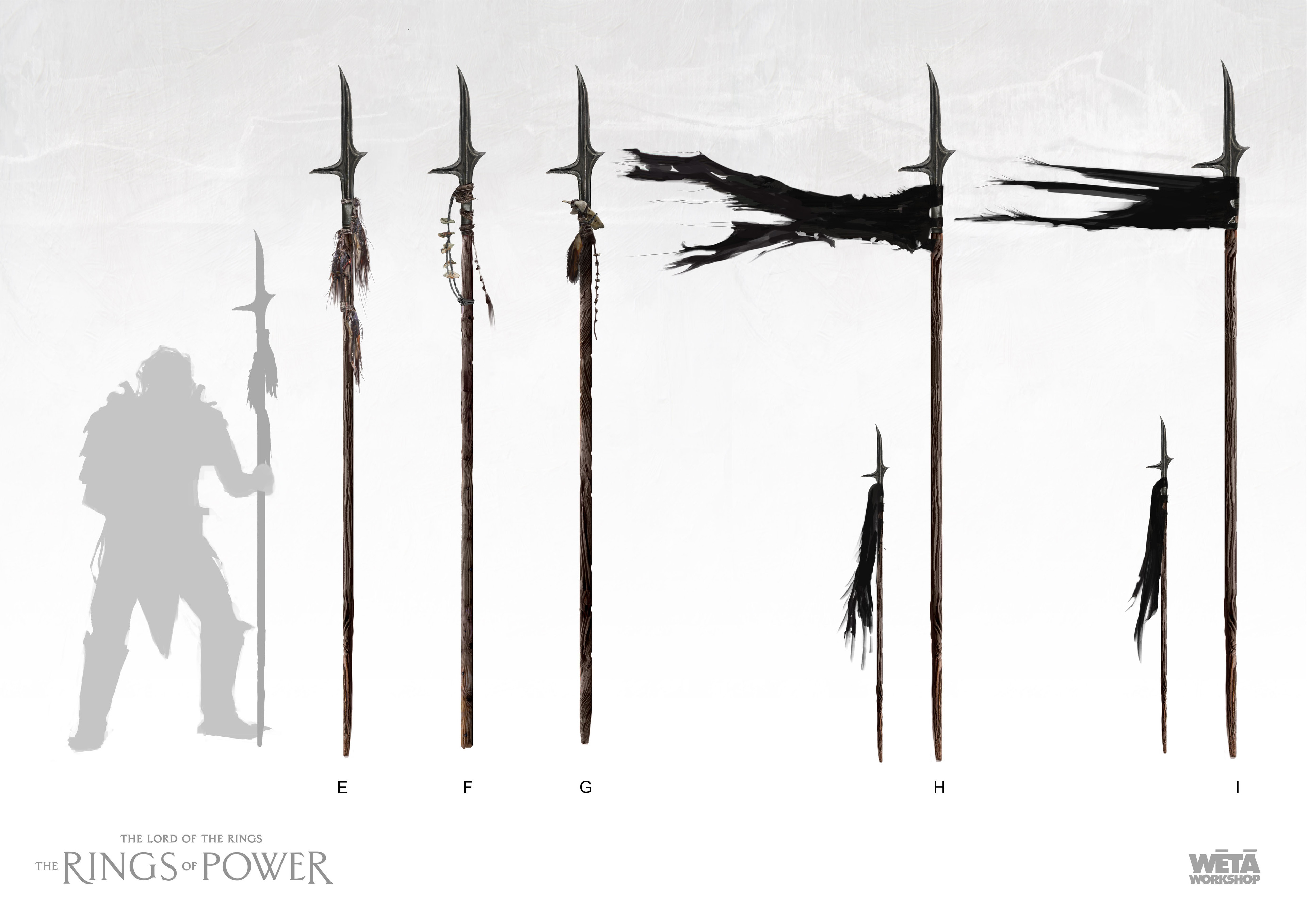First Age Orc Spears - Artist: Adam Anderson, Art Director: Jeremy Hanna