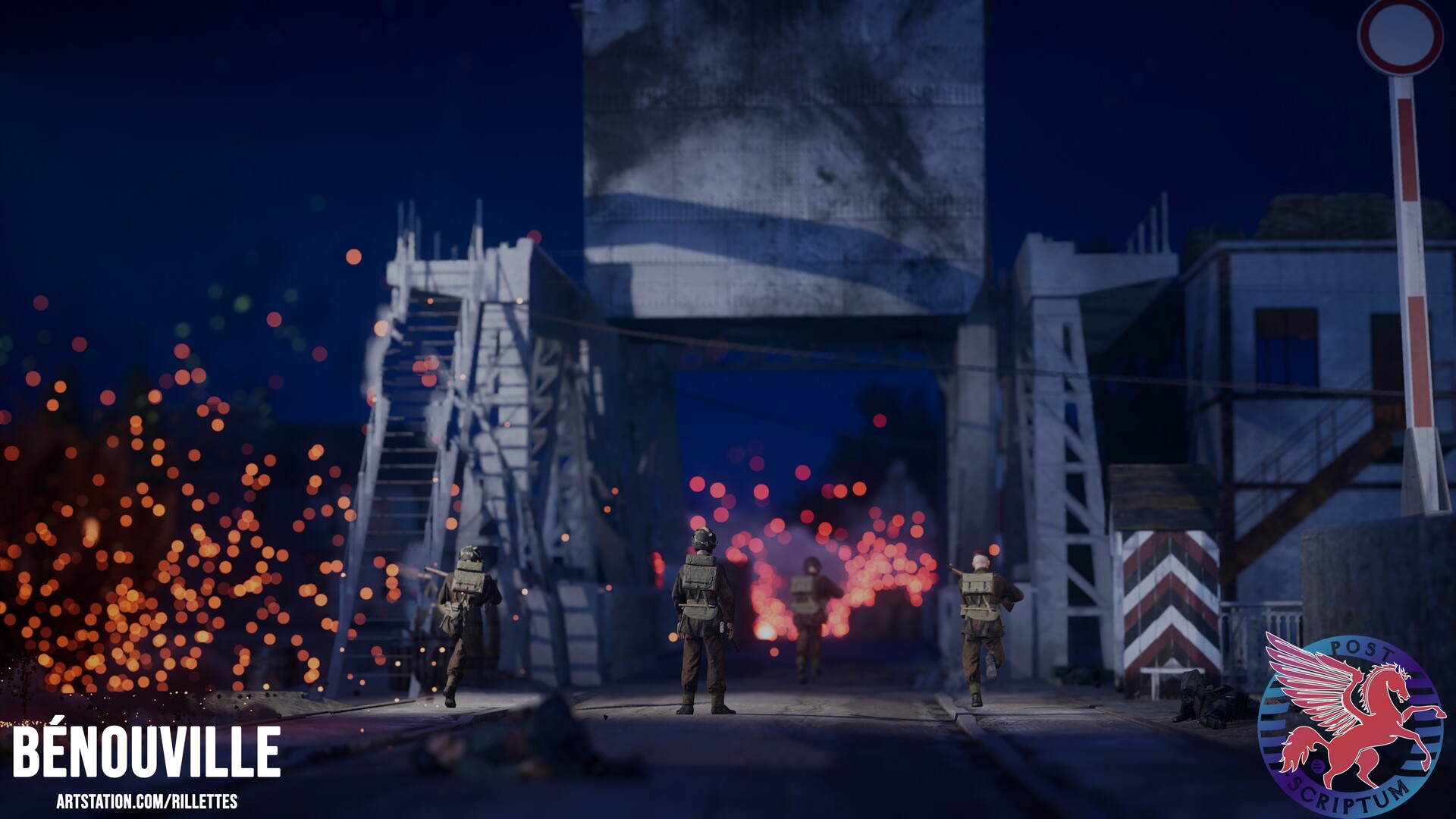 Alban - Bénouville - Mod map for Post Scriptum