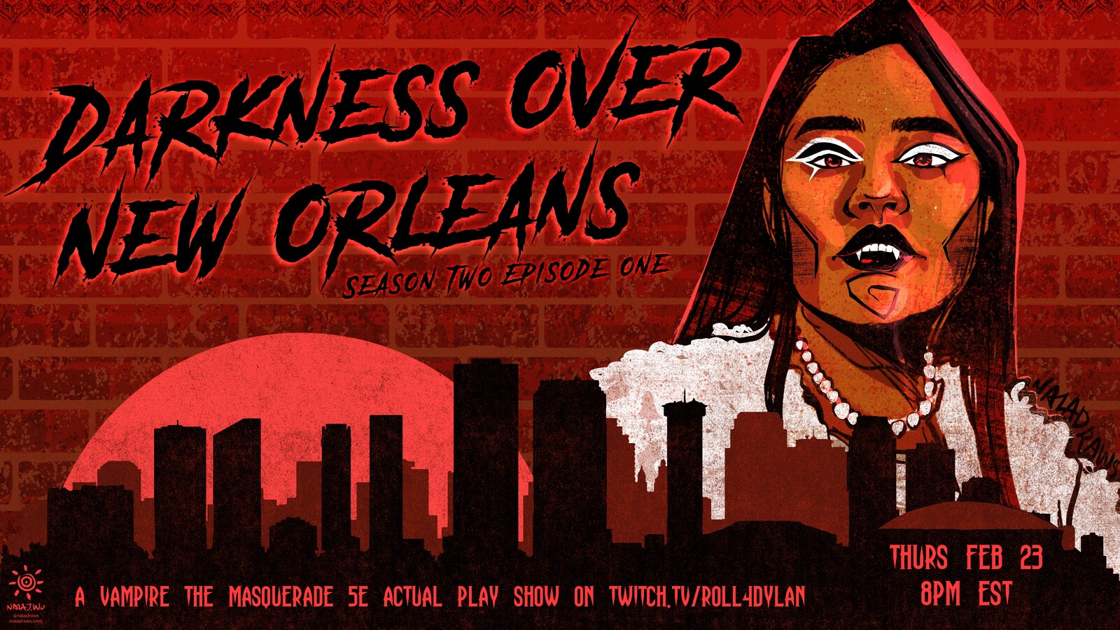 Promo Graphic - Darkness Over New Orleans