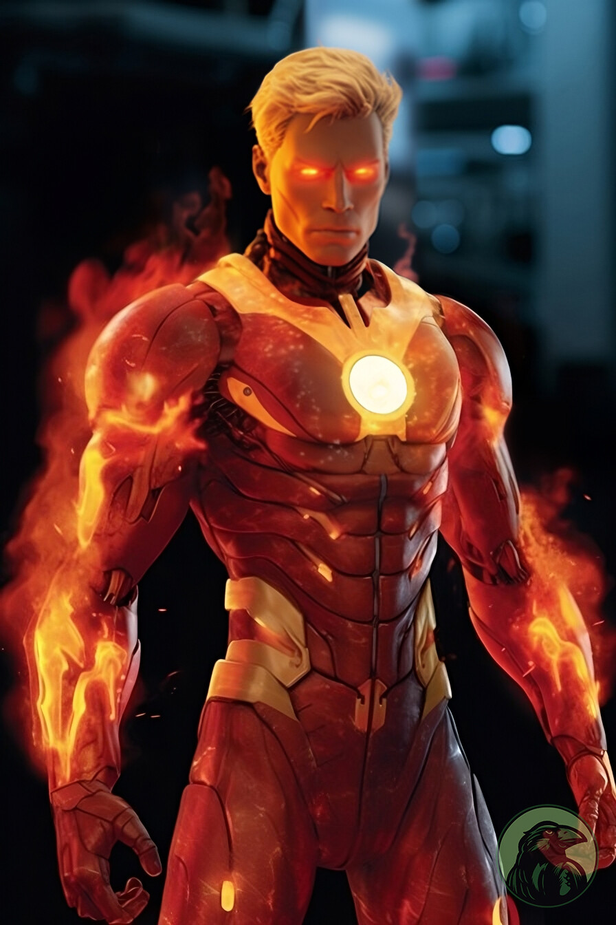 ArtStation Jim Hammond, The Human Torch