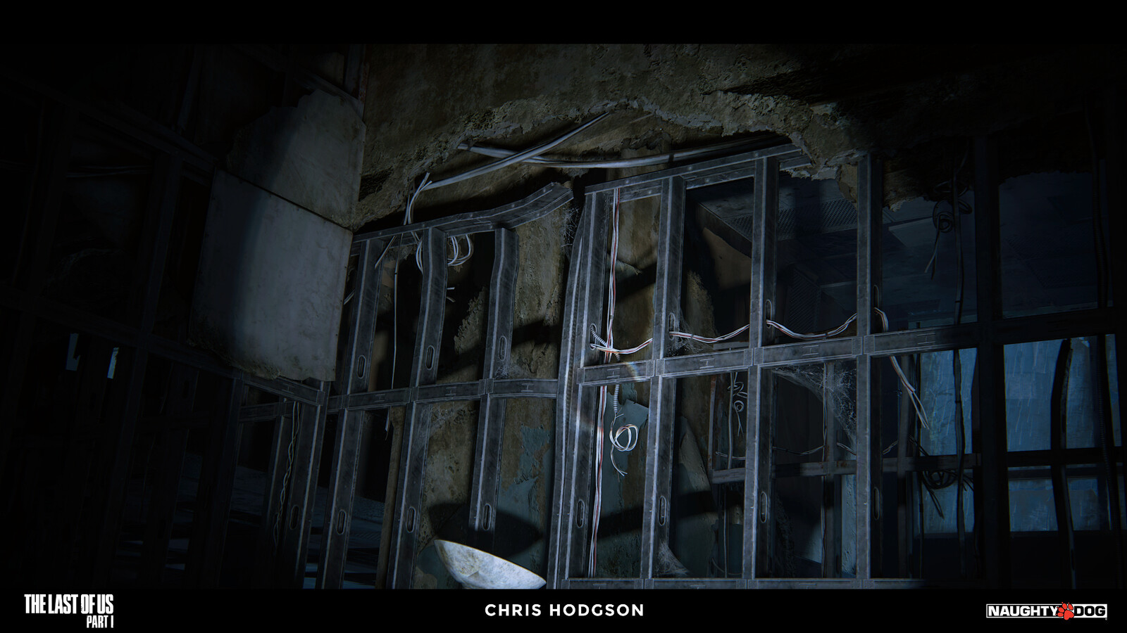 I created this metal stud and cabling material for the Naughty Dog material library. I also created the base models  for this asset.