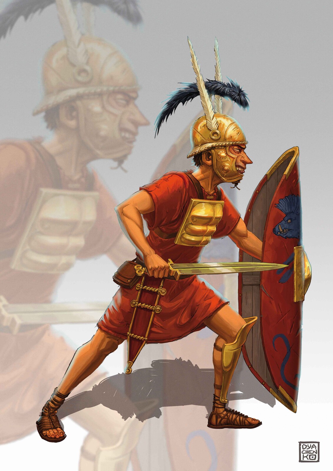Hastati (first line of legionaires)