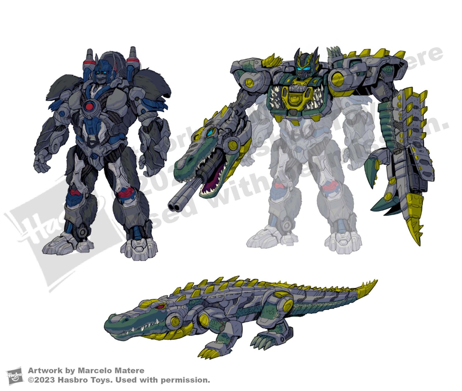 Transformers Rise of The Beasts - Beast Alliance Optimus Primal and Skullcrunch!  