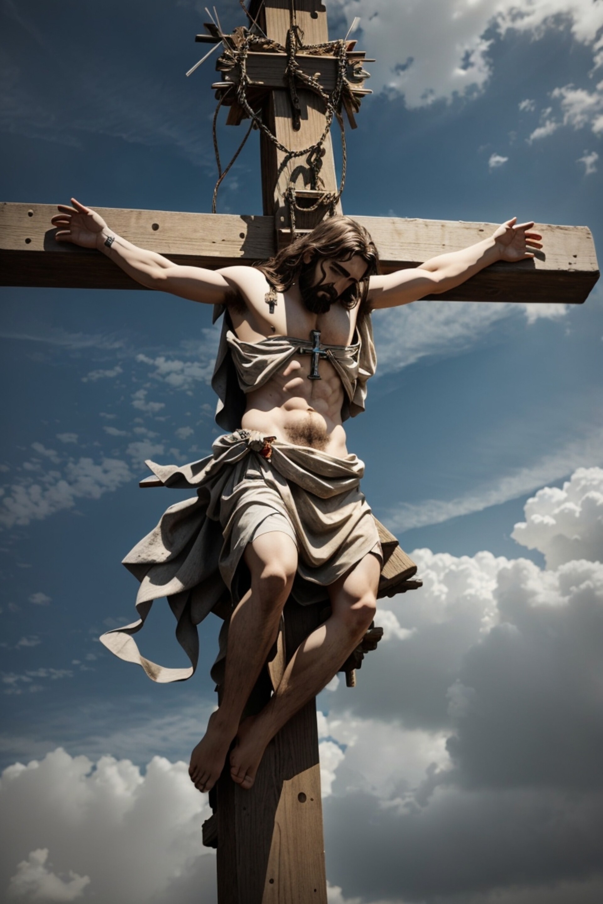 ArtStation - jesus death hanging on the cross