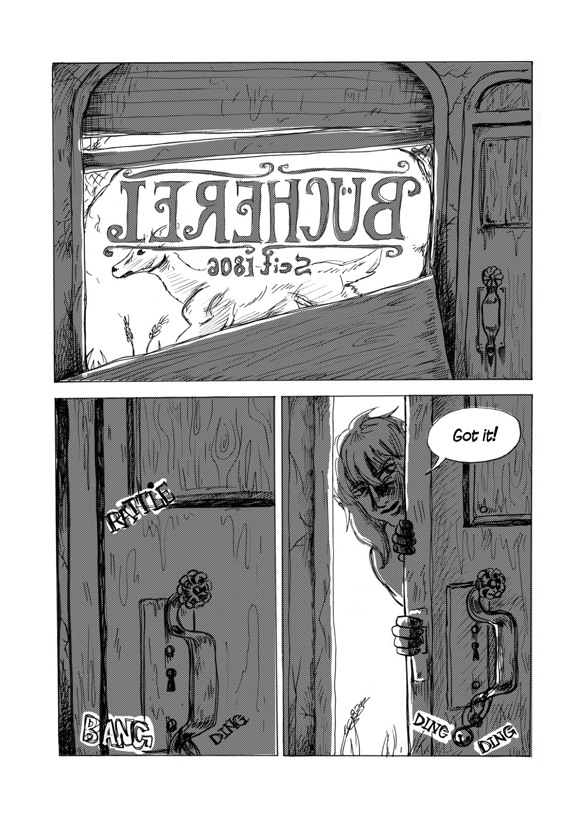 Finding an old bookshop.