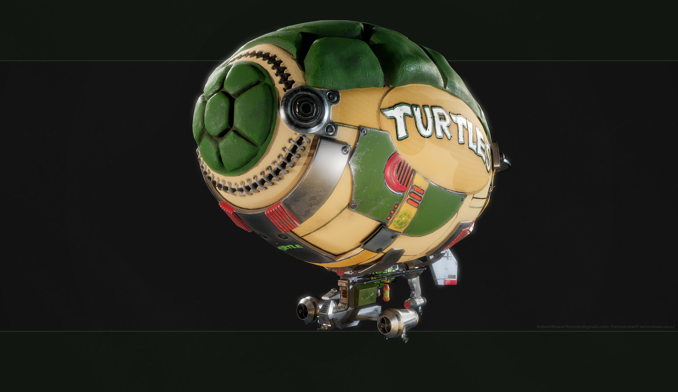 Tmnt turtle blimp on sale