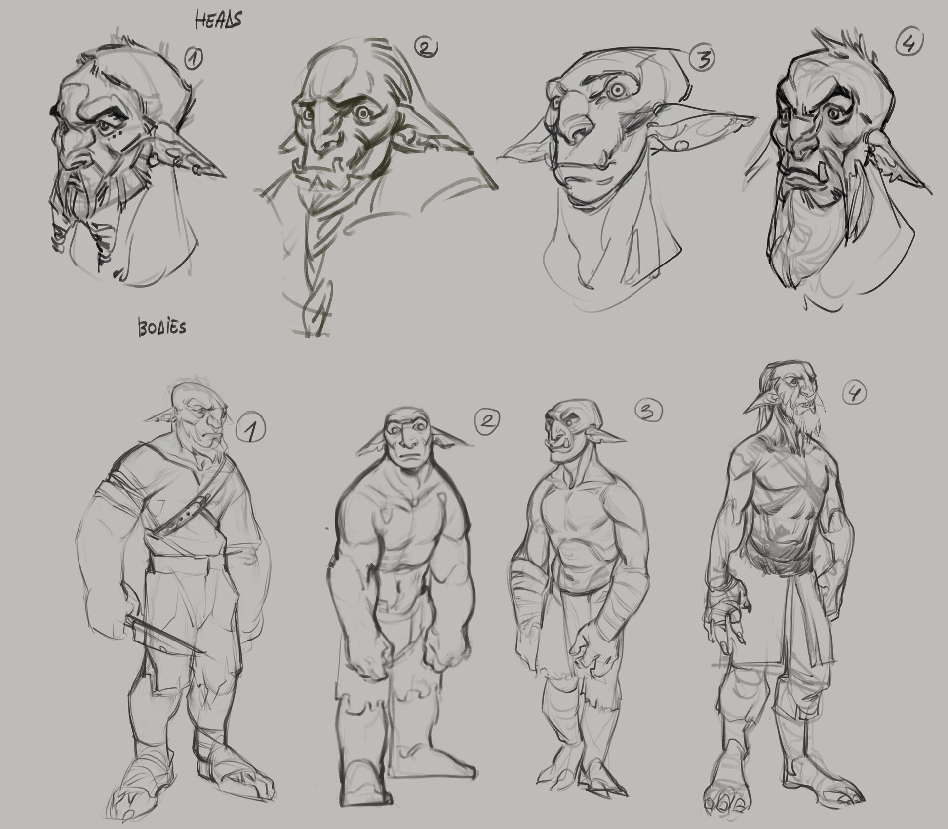 ArtStation - Early Video Game Design Explorations