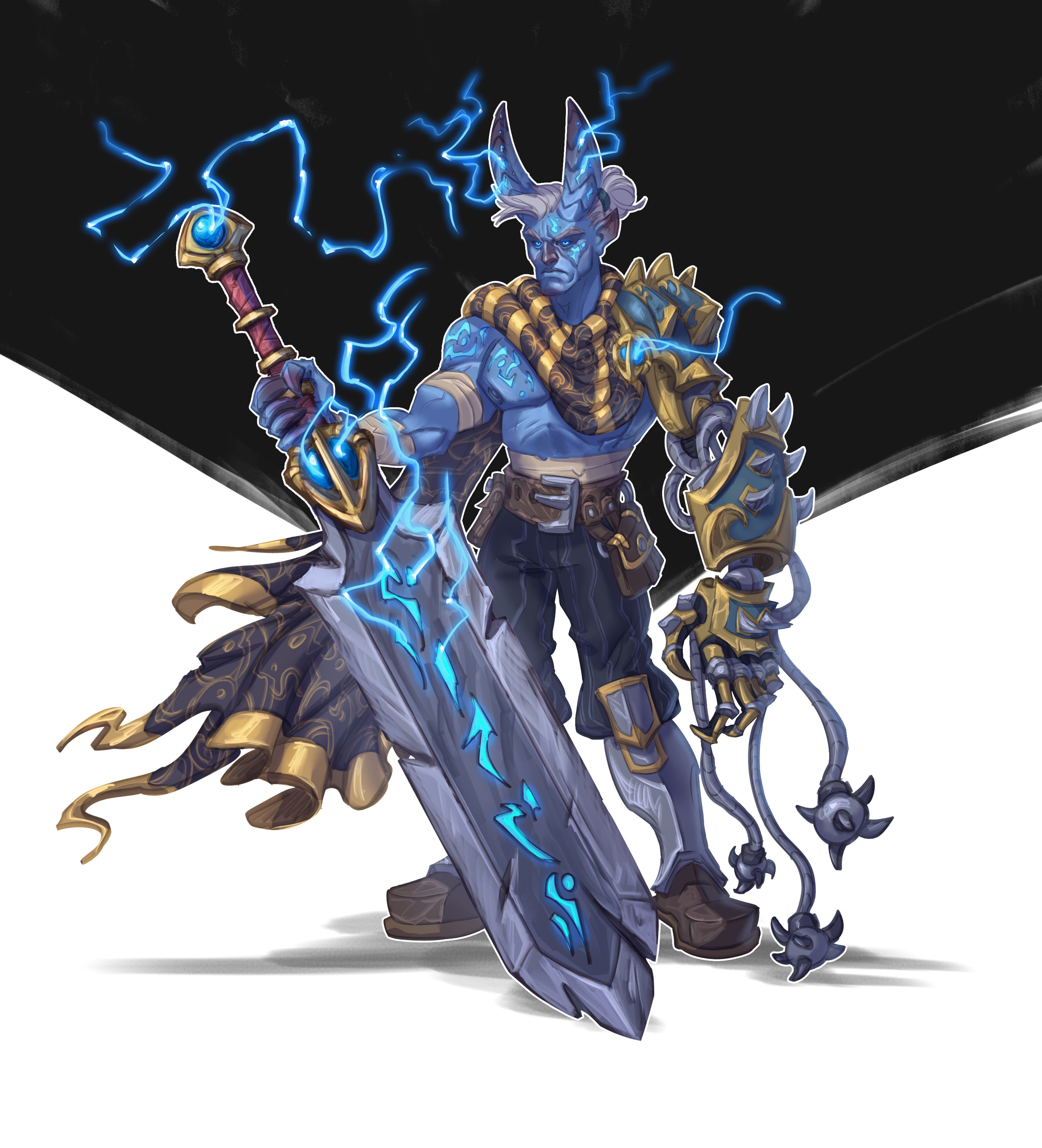 Soulfinder Artael, he will lead the way and crush the enemies with his Thunder Soul Sword