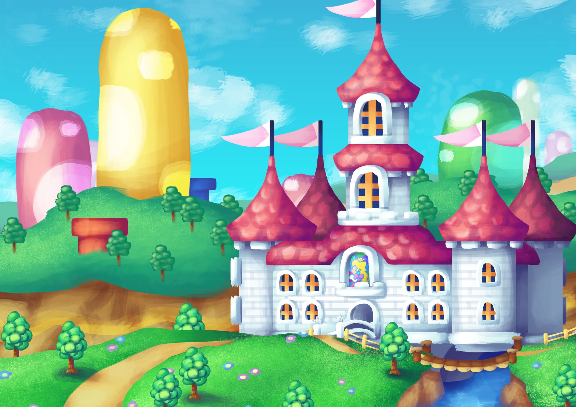 Princess Peach Castle Inside at Donald Mccann blog