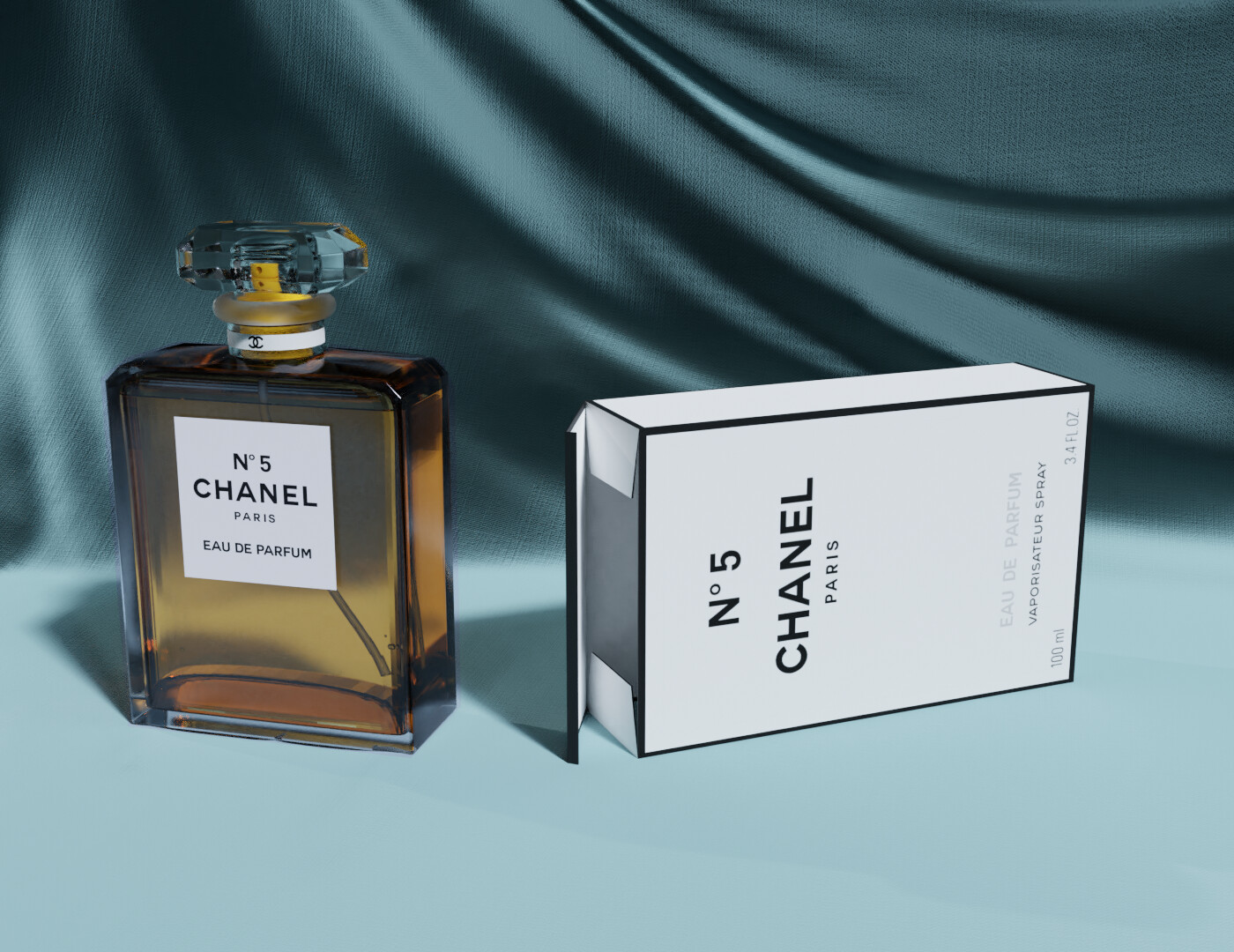 Realistic chanel N°5 perfume bottle vase - Playground