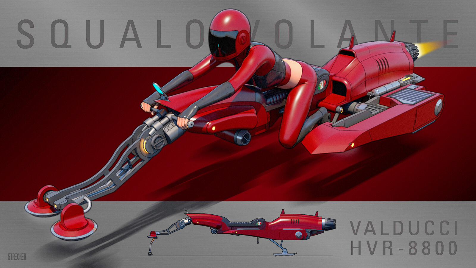 Italian Hover Bike concept