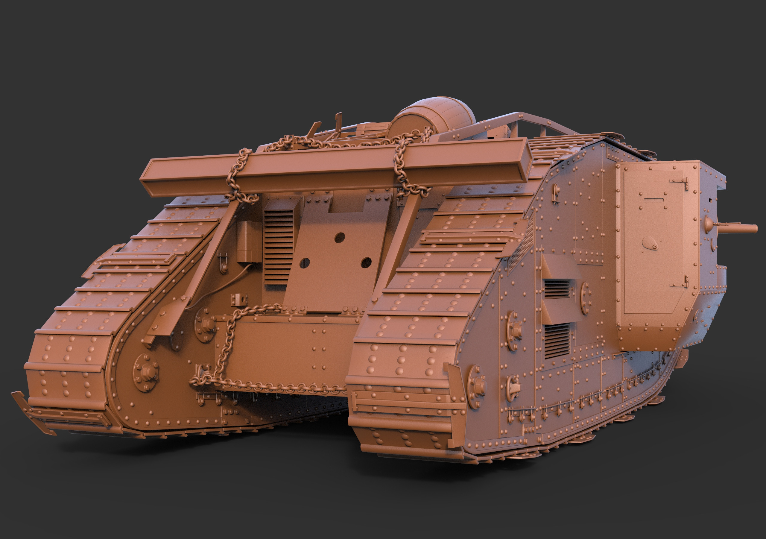 Mark iv vs. Mark 4 Maximus. Mark a танк 3d модель