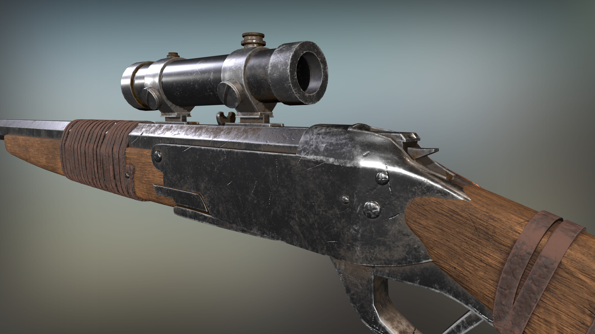 Gavin Brown - ARK Fan Art - Longneck Rifle