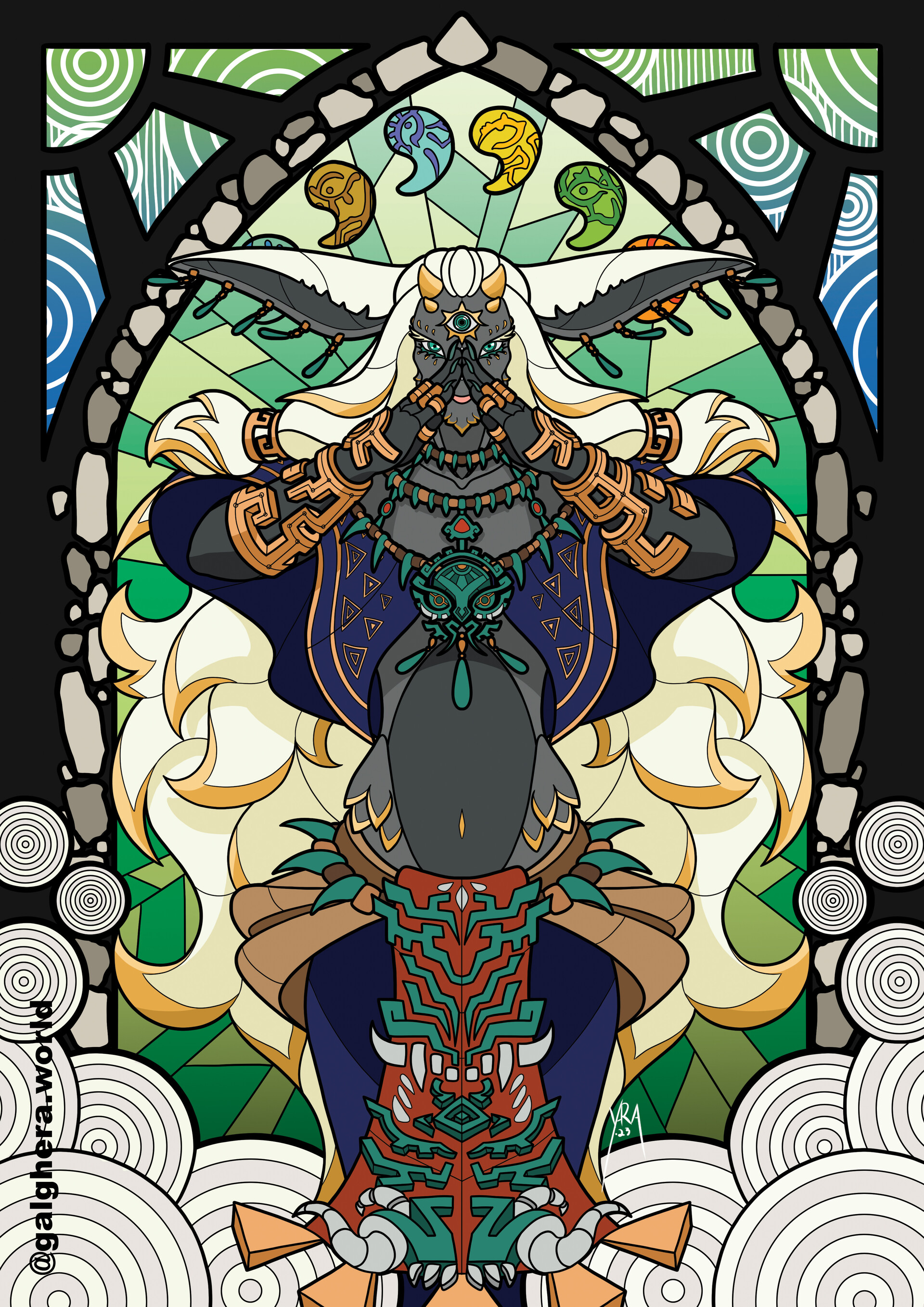 Artstation - Stained Glass King Rauru (fanart)