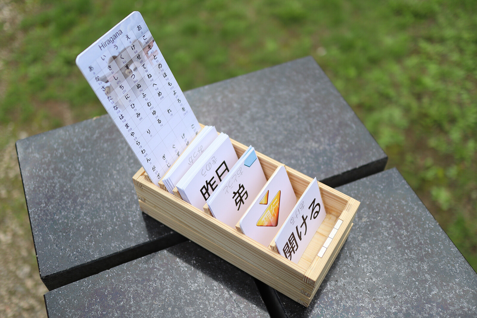 Custom designed japanese learning cards 