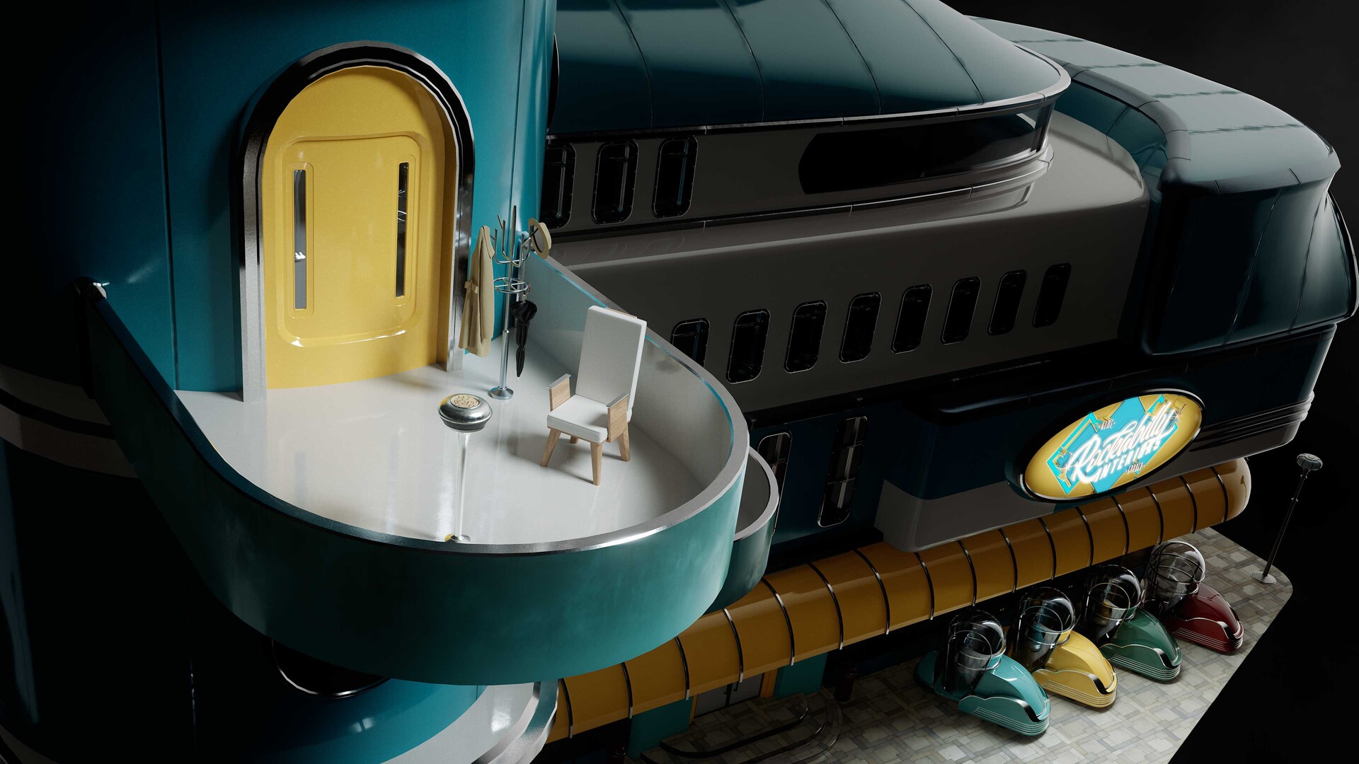 KitBash3D - "AtomPunk" - Premium 3D Models & Materials Kit