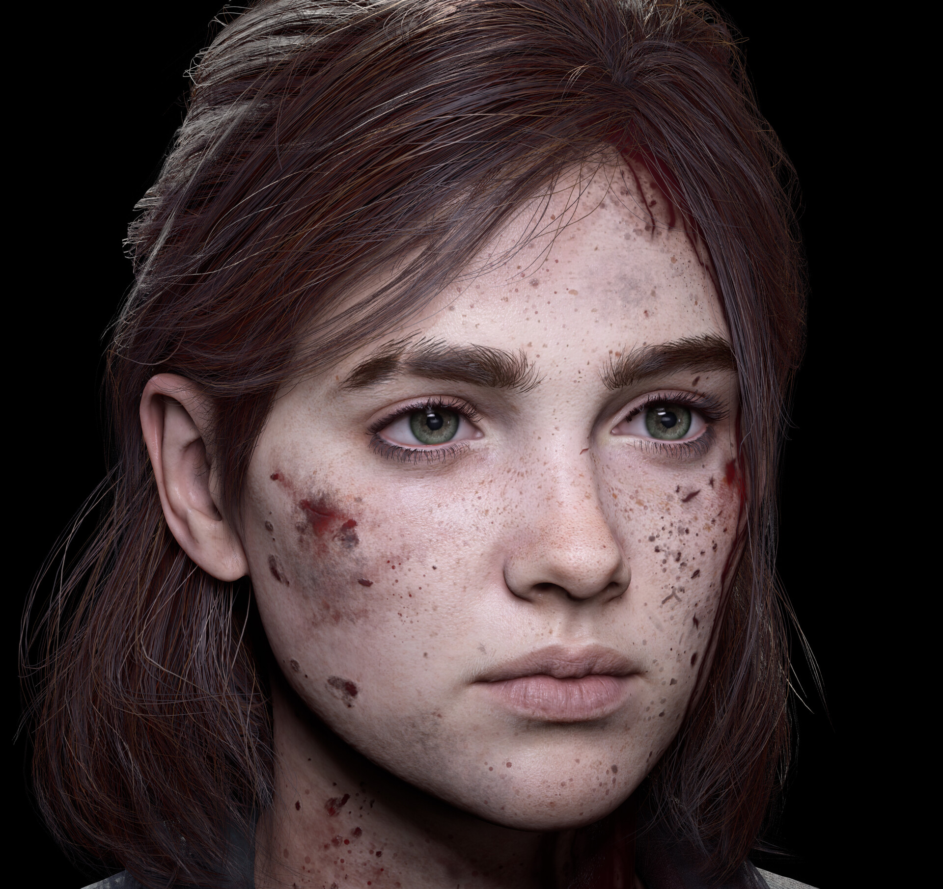 ArtStation - Lighting study (Ellie the last of us fanart )