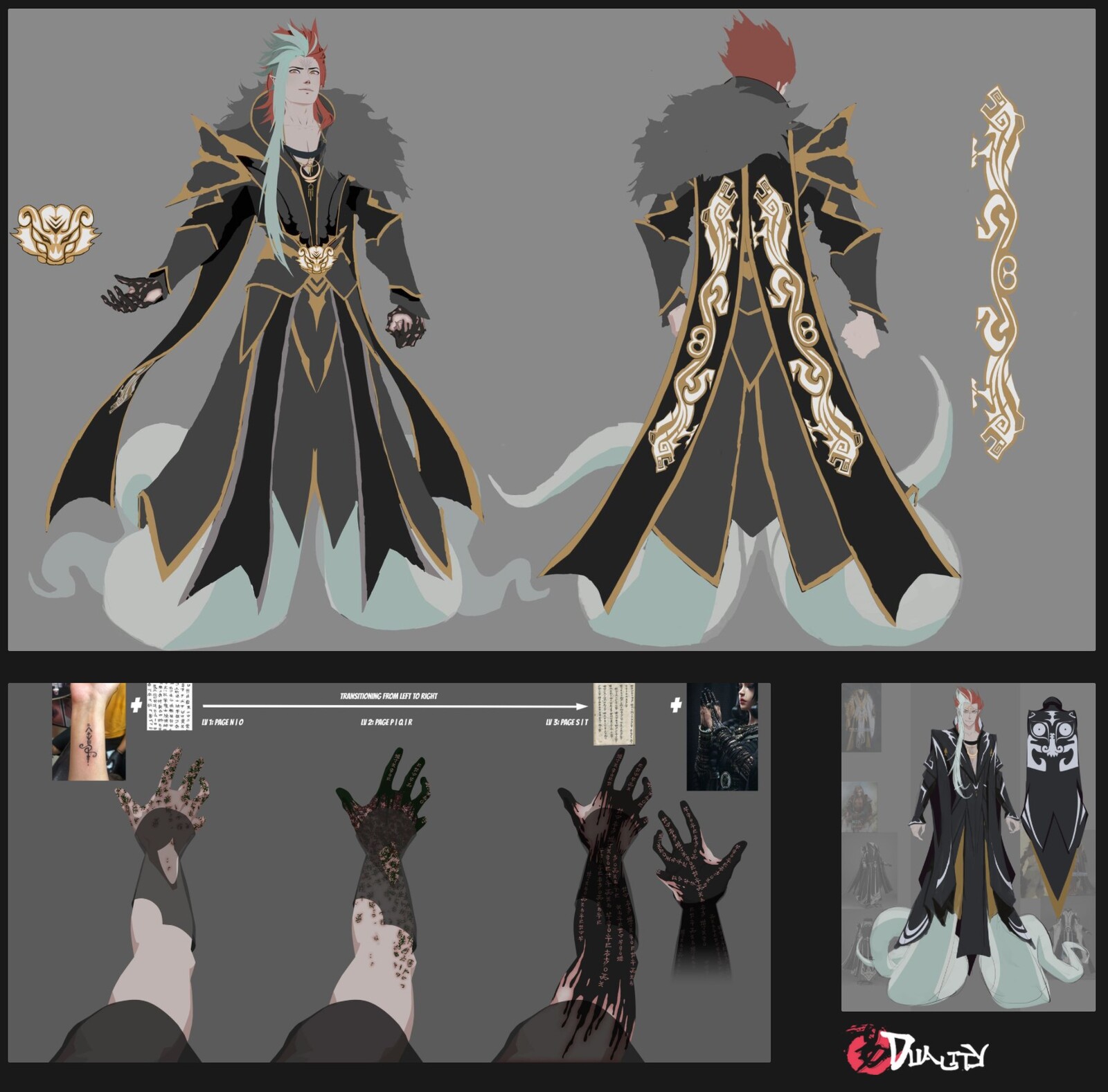 Character design - GongGong armored