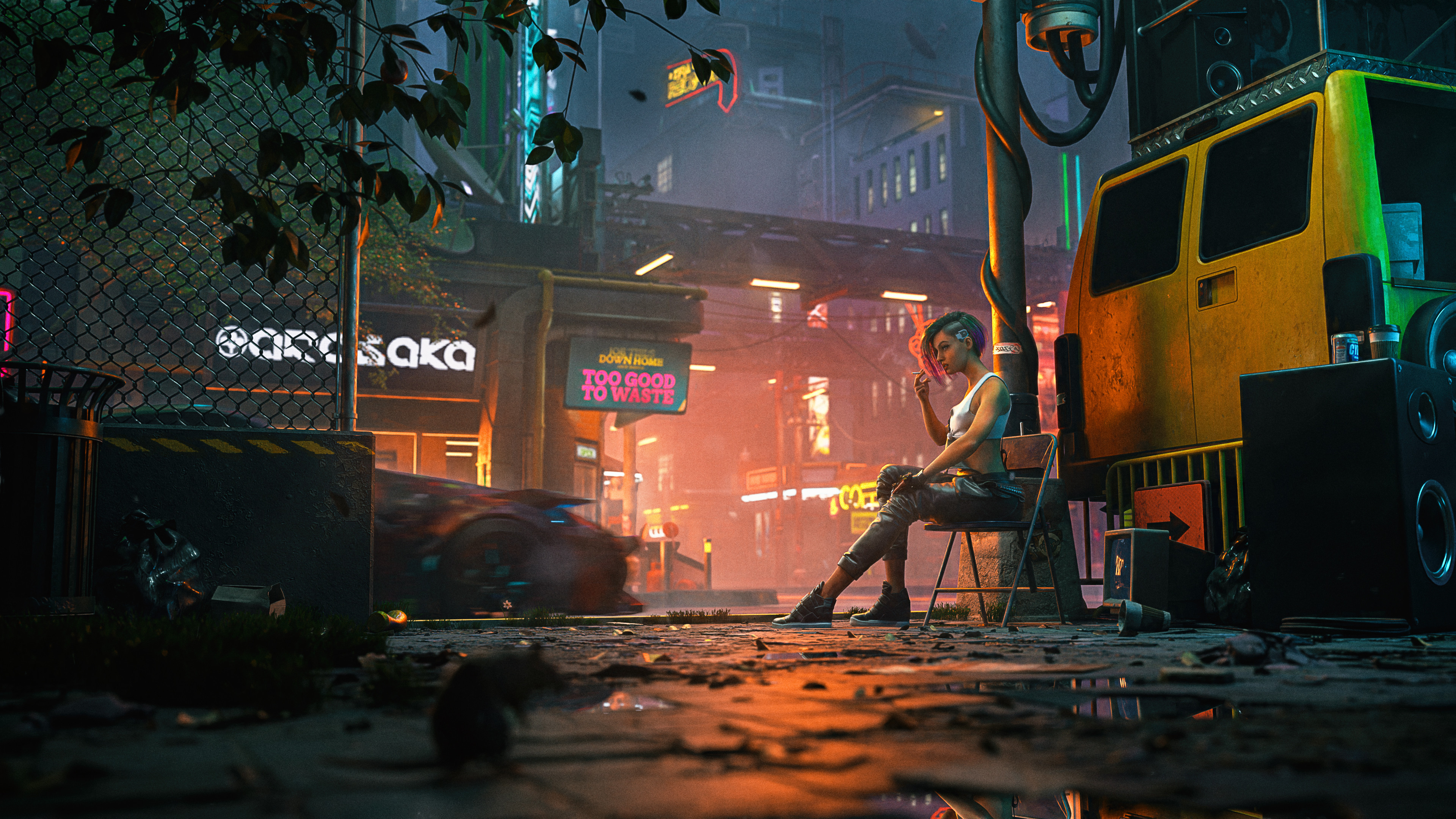 Fan Art of Judy Alvarez from Cyberpunk game