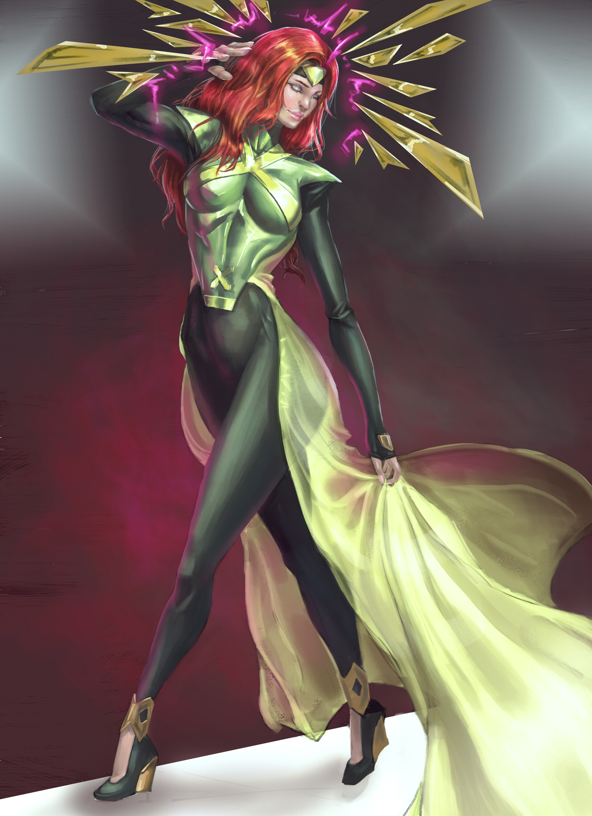 ArtStation Jean Grey Hellfire Gala ver.