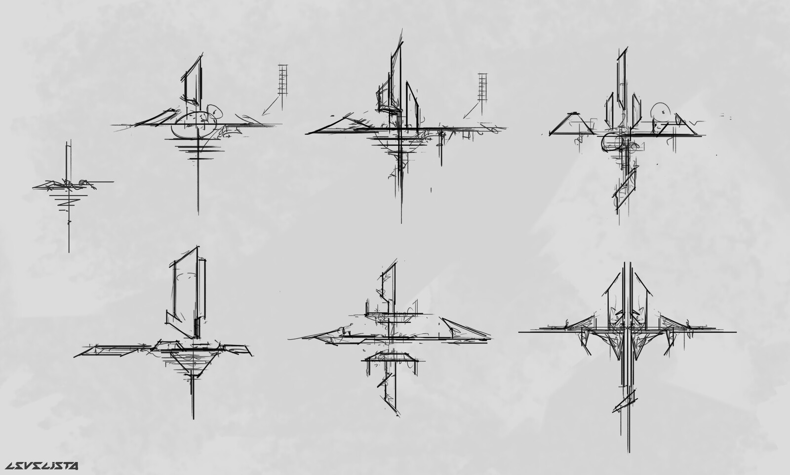 quick silhouette/design sketches