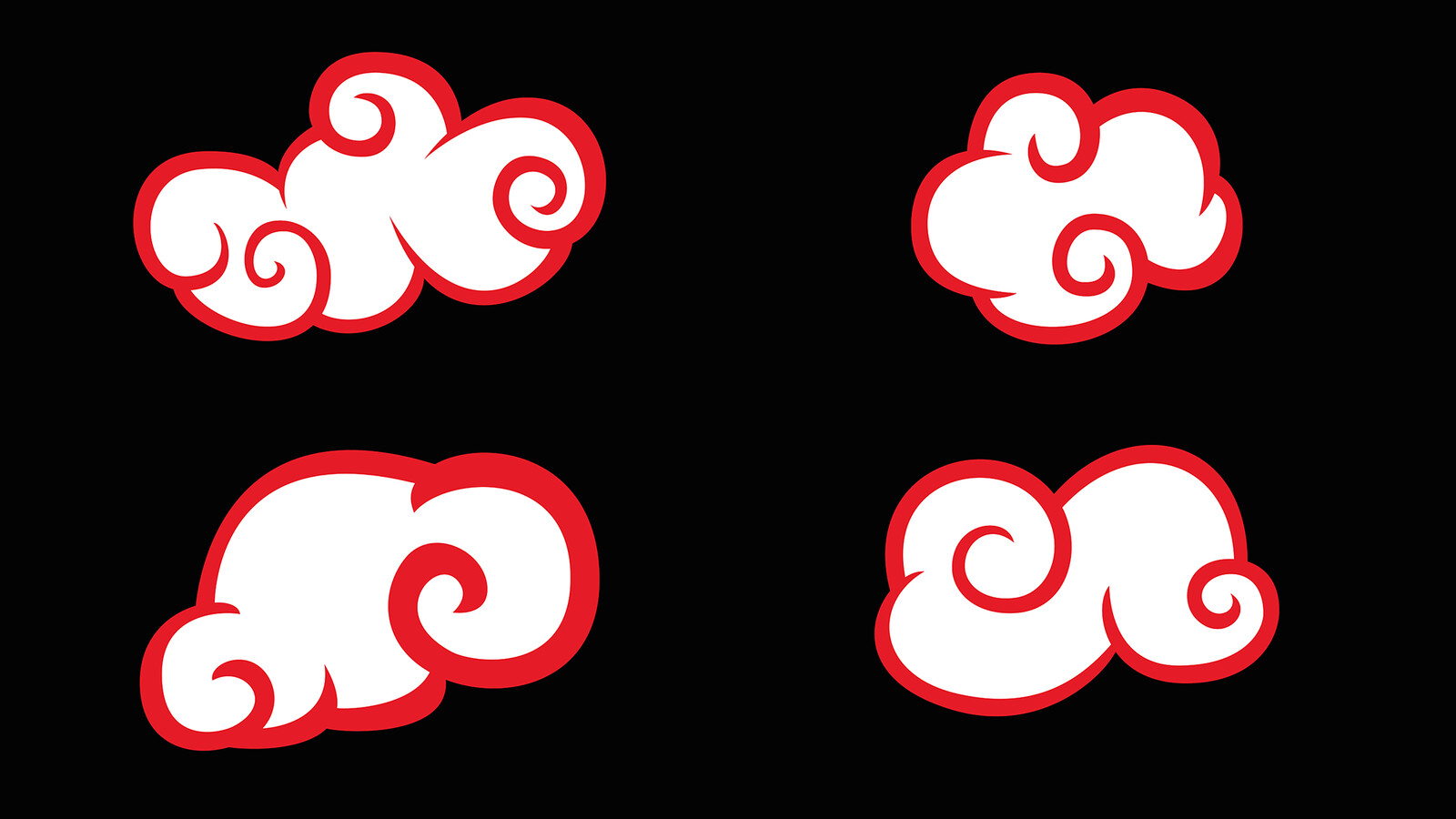 Clouds created with Adobe Illustrator