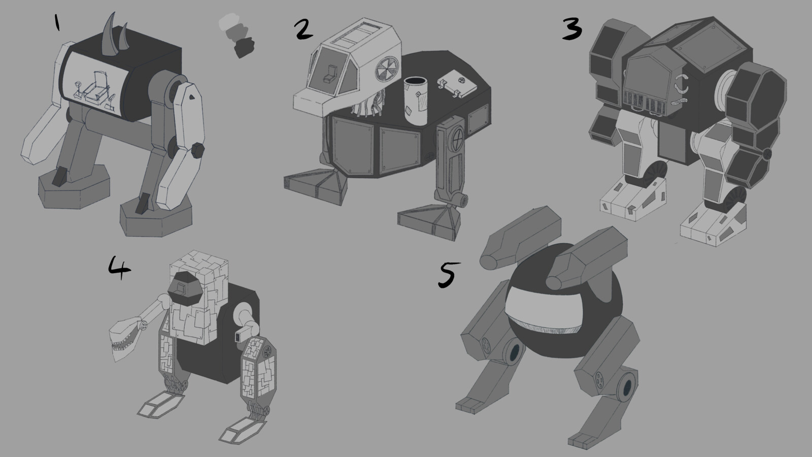 Savannah Wesley - MechHead Concept Art