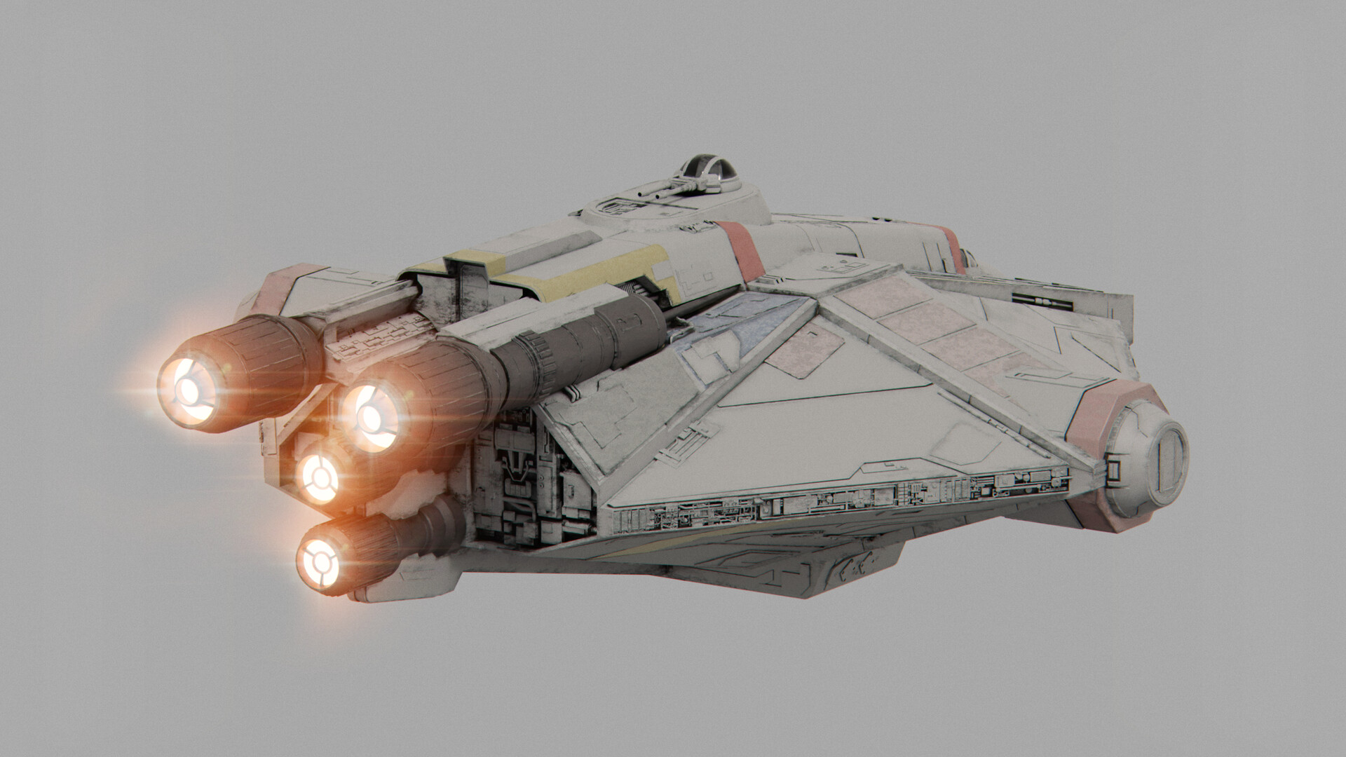 ArtStation - VCX-100 Ghost - Star Wars Ahsoka