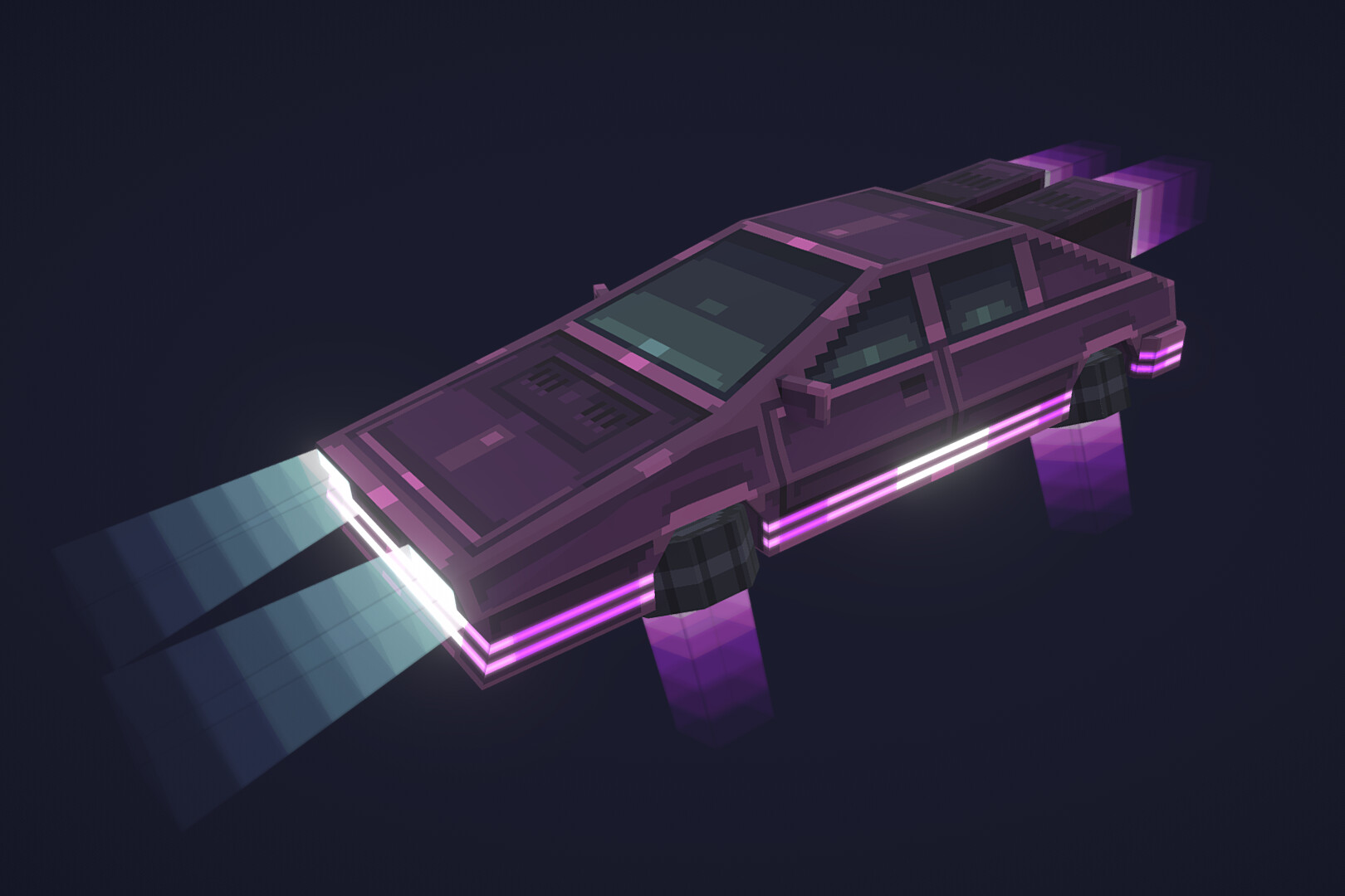ArtStation Cyberpunk car
